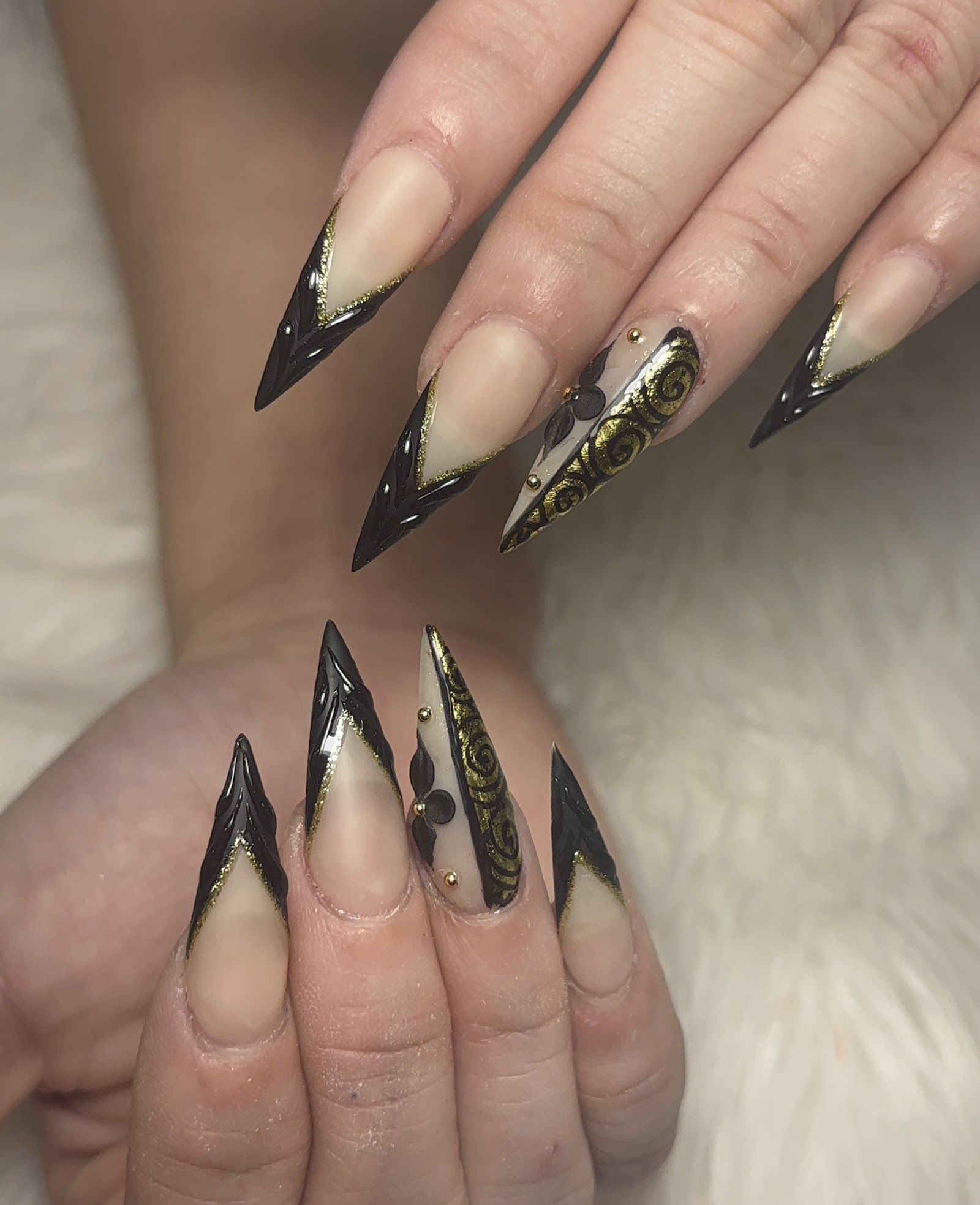 Halo Nails & Spa nail work in Augusta, Georgia